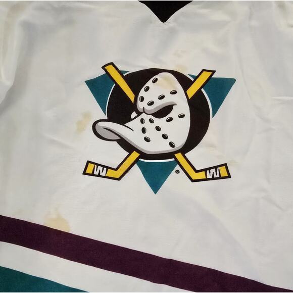Vintage Disney Mighty Ducks Kids Halloween Costume SZ 4-6 Disguise Inc hockey - Picture 14 of 14